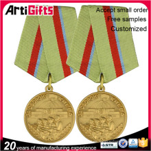 Insignia de medalla de honor militar hecha a mano de metal
